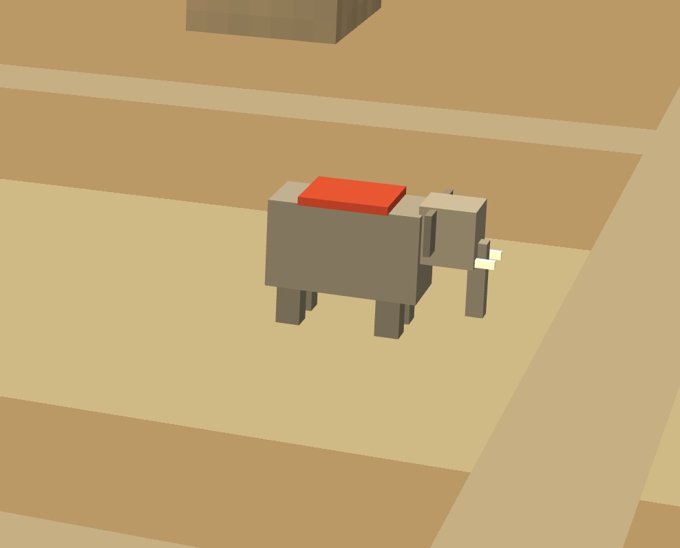 A cute little elephant